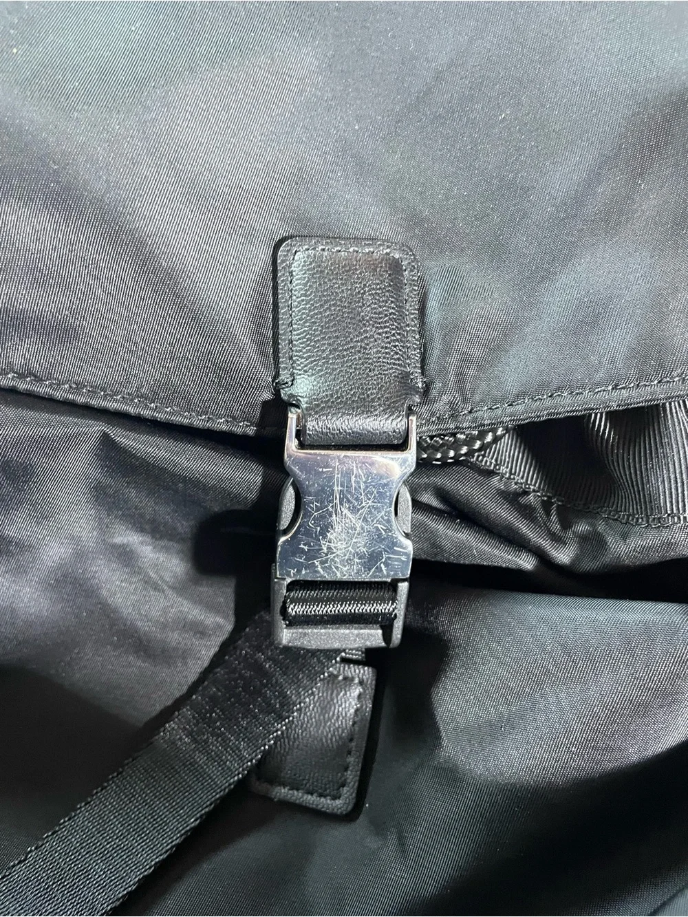 lululemon Go Lightly Rucksack Black Backpack with Front Buckle